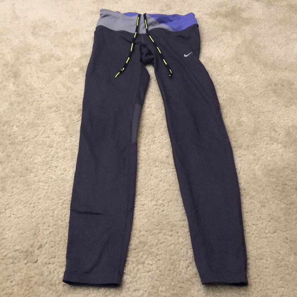 Purple Nike Running Dri-Fit Legging